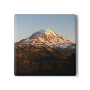 Mount Rainier Ceramic Coaster
