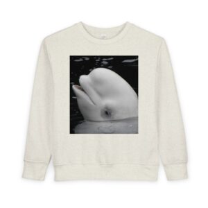 Baby Beluga Whale Toddler Sweatshirt