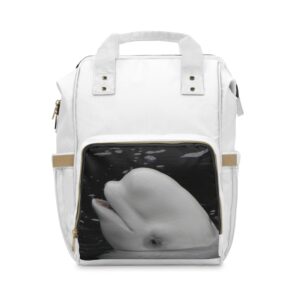 Baby Beluga Whale Multifunctional Diaper Backpack