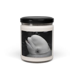 Beluga Whale Scented Soy Candle, 9oz